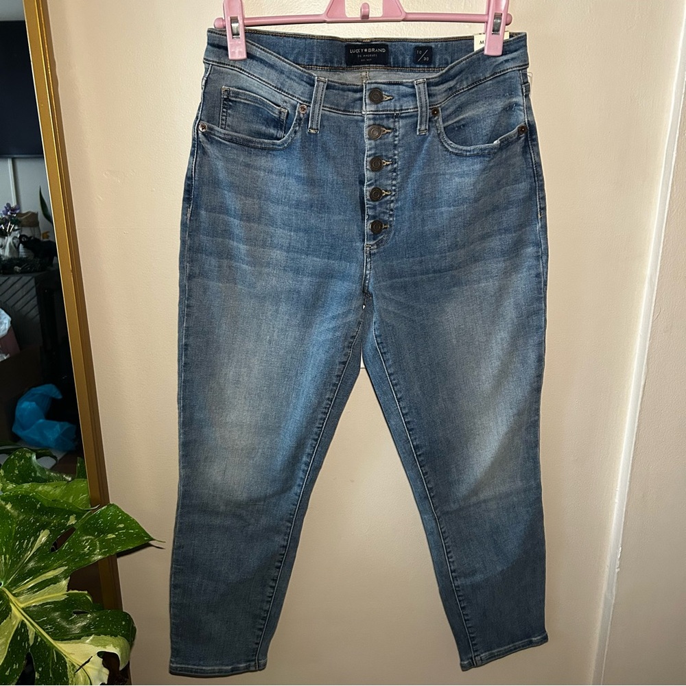 Lucky Brand Mid-Rise Blue Jeans